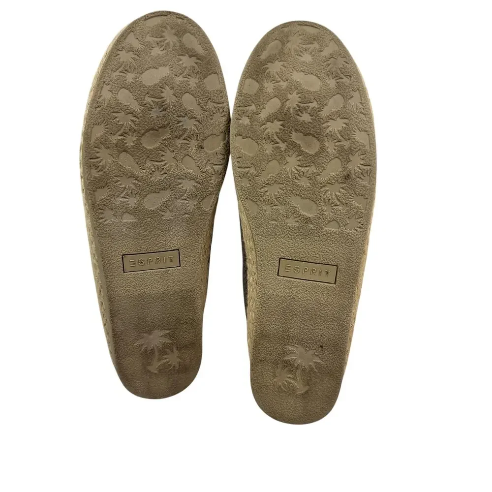 Esprit Nadine Espadrille Perforated Slip-On Shoes Women's Size 9.5
